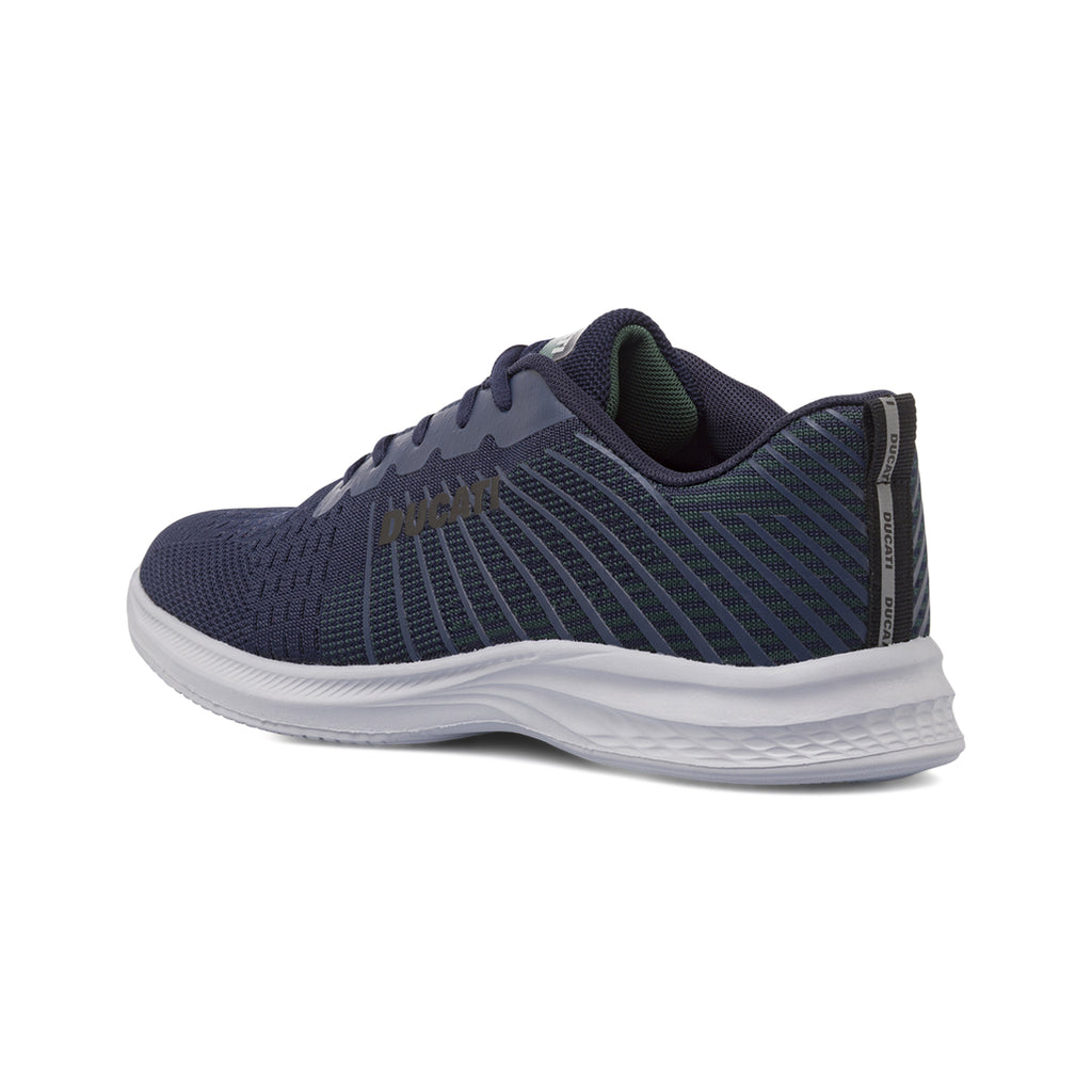Scarpe da ginnastica blu da Uomo in tessuto Ducati