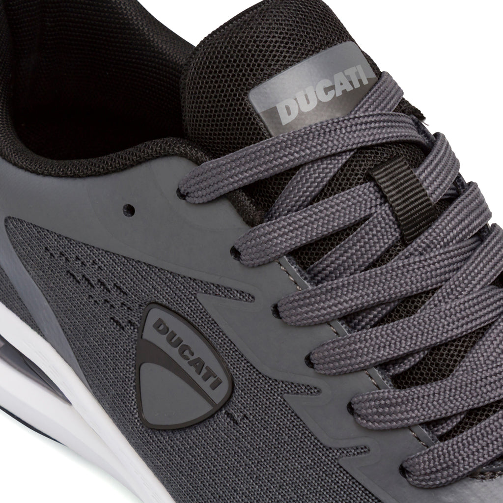 Scarpe sportive da uomo Ducati grigie con suola ammortizzata
