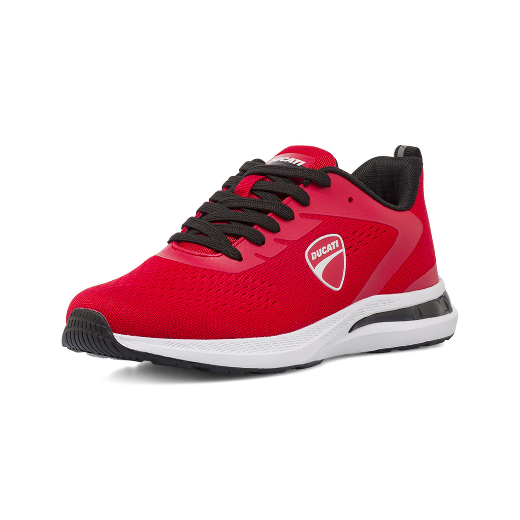 Sneakers rosse con ammortizzazione ad aria da Uomo Ducati