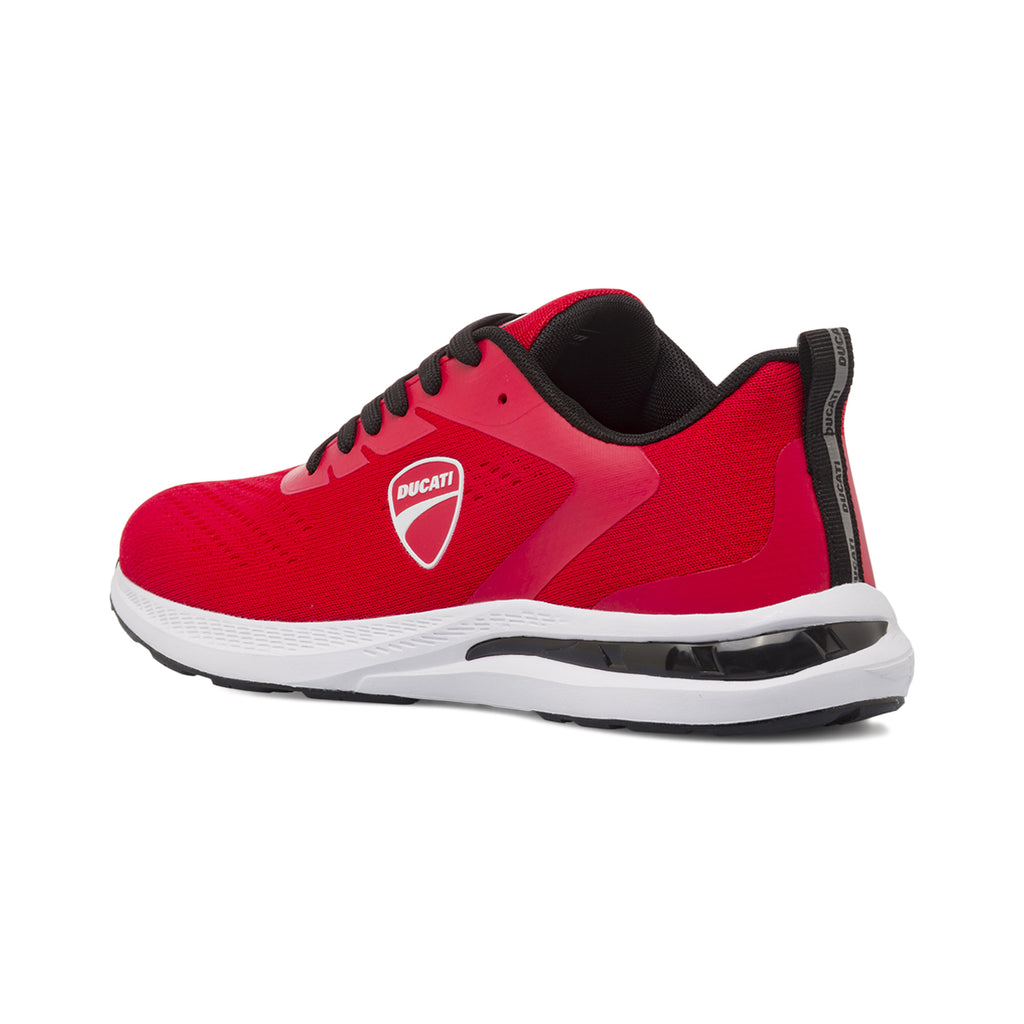 Sneakers rosse con ammortizzazione ad aria da Uomo Ducati