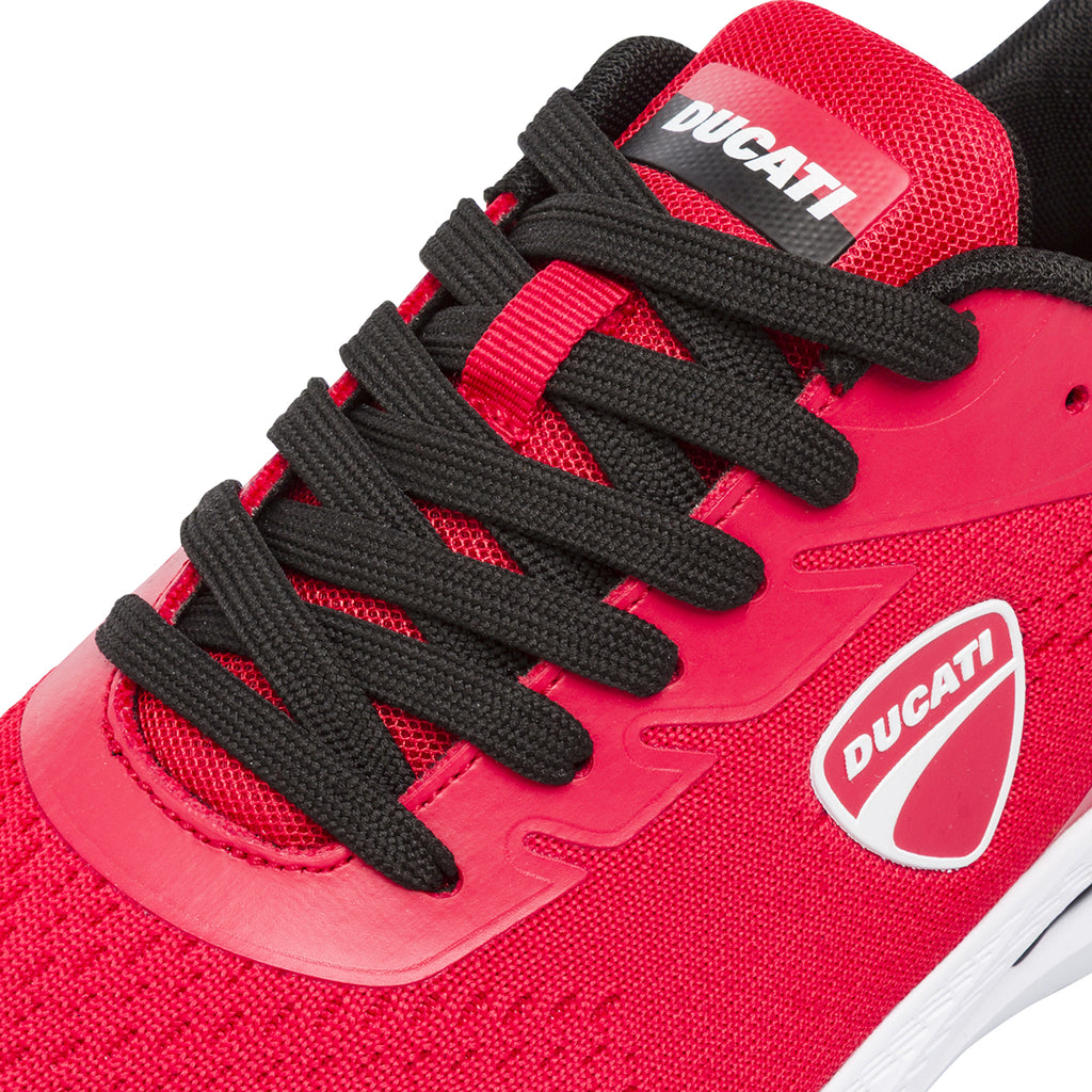 Sneakers rosse con ammortizzazione ad aria da Uomo Ducati