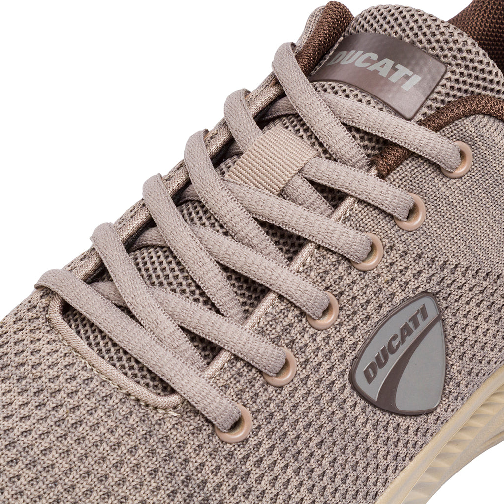 Sneakers taupe in tessuto mesh da Uomo Ducati