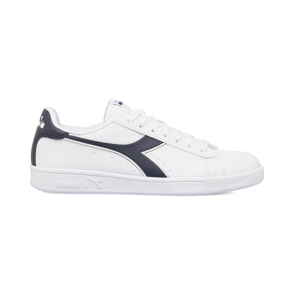 Sneakers da uomo bianche con dettagli blu Diadora Torneo