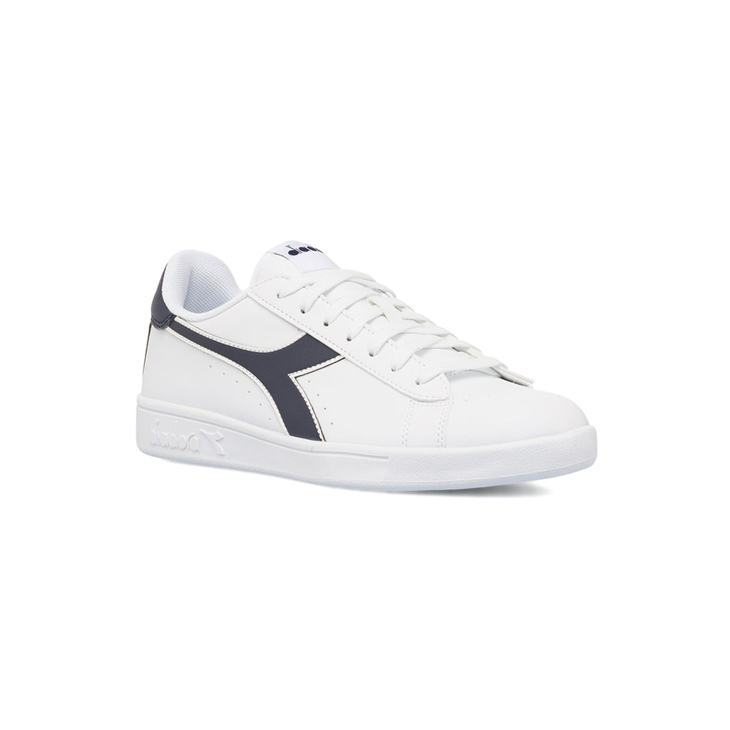 Sneakers da uomo bianche con dettagli blu Diadora Torneo