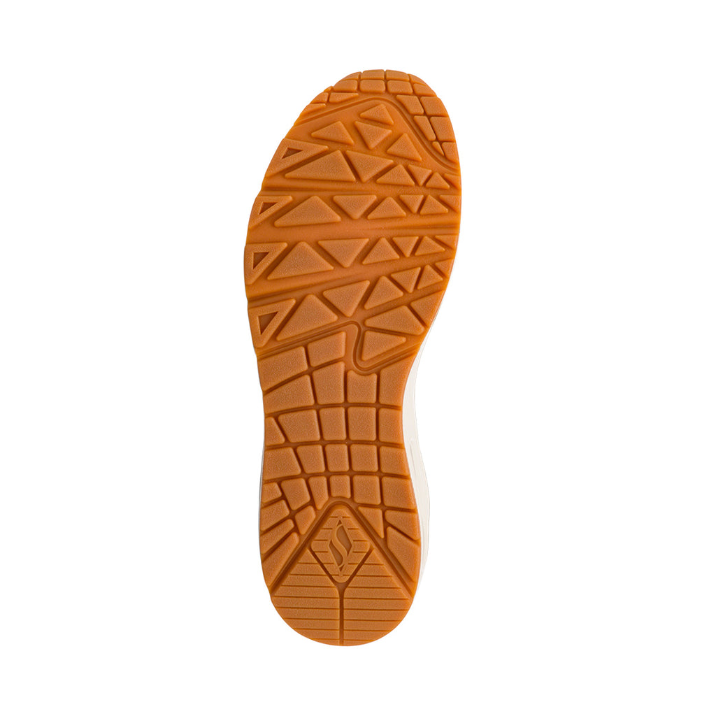 Sneakers verde oliva da uomo con soletta memory foam Skechers Uno
