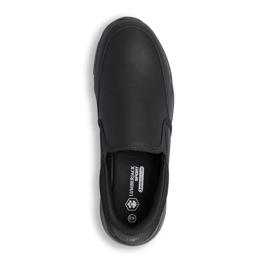 Sneakers slip-on da uomo nere Lumberjack Agatha