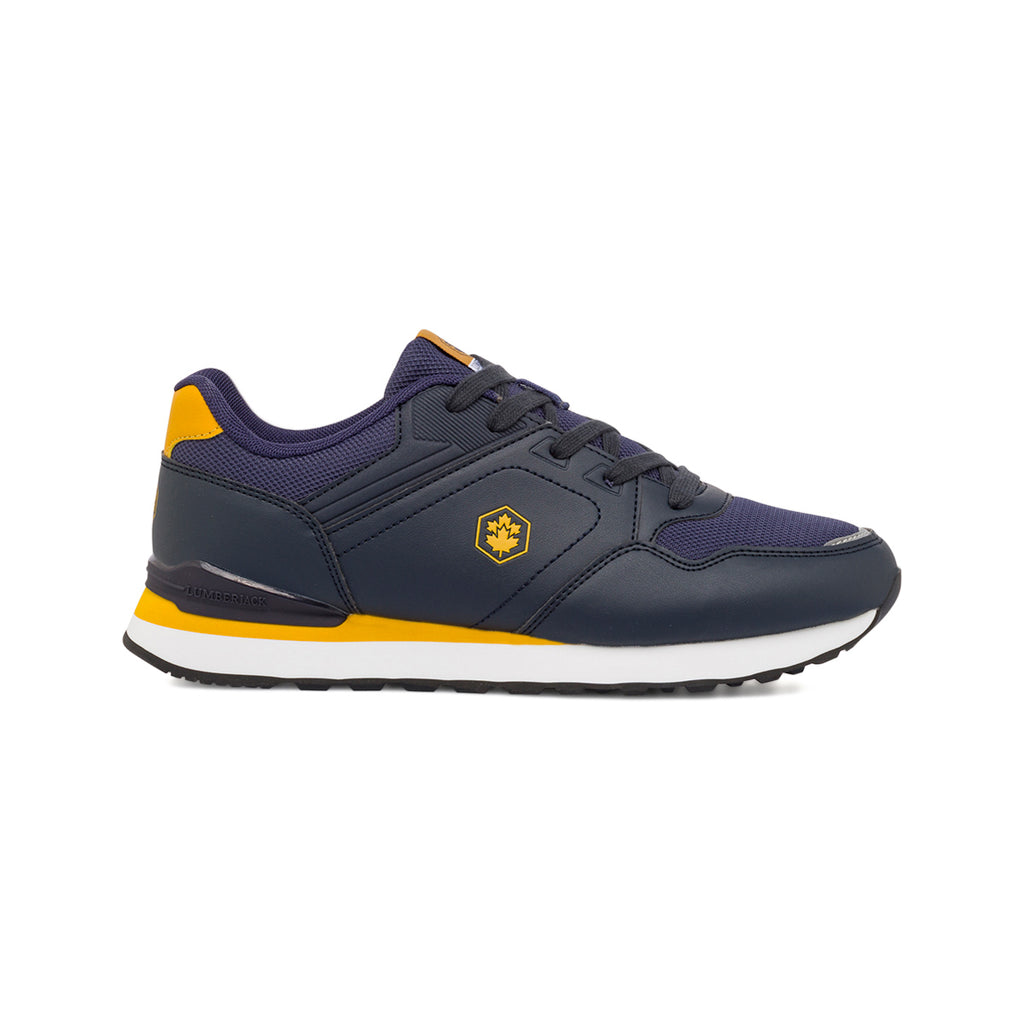 Sneakers casual da uomo blu Lumberjack Athos