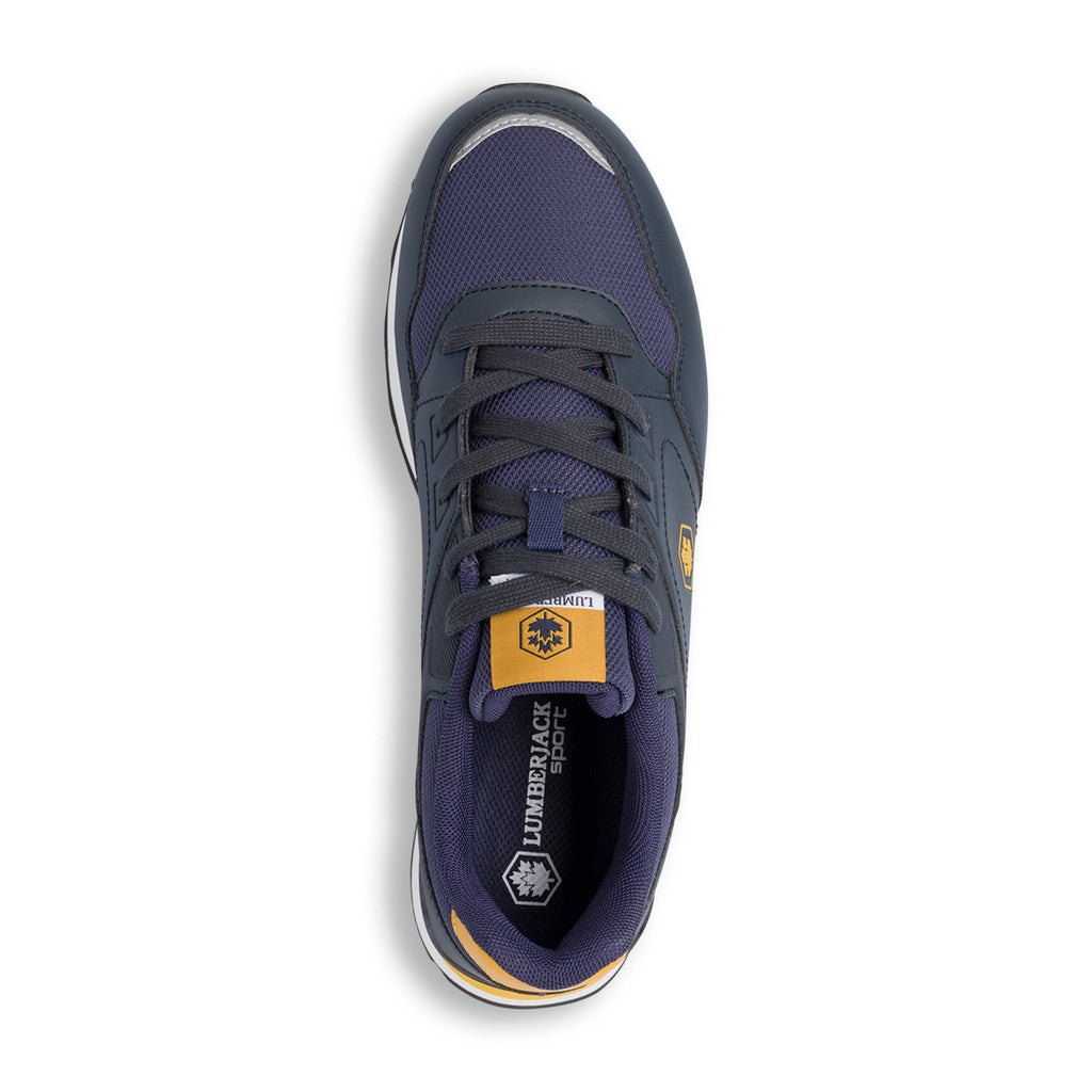 Sneakers casual da uomo blu Lumberjack Athos