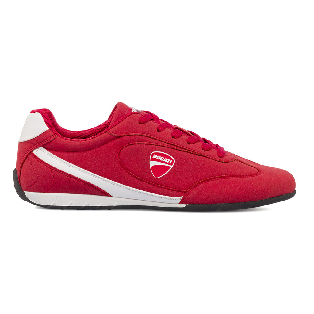 Sneakers rosse effetto scamosciato da Uomo Ducati