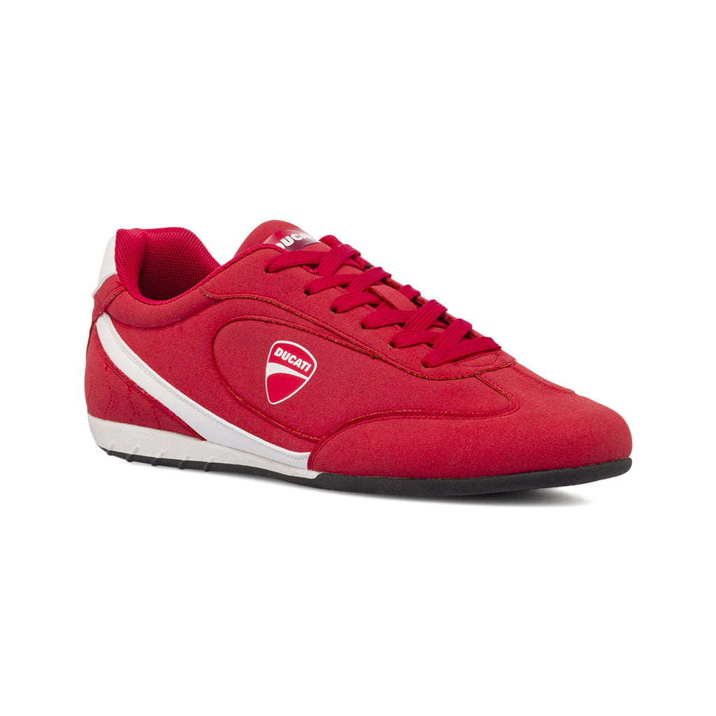 Sneakers rosse effetto scamosciato da Uomo Ducati