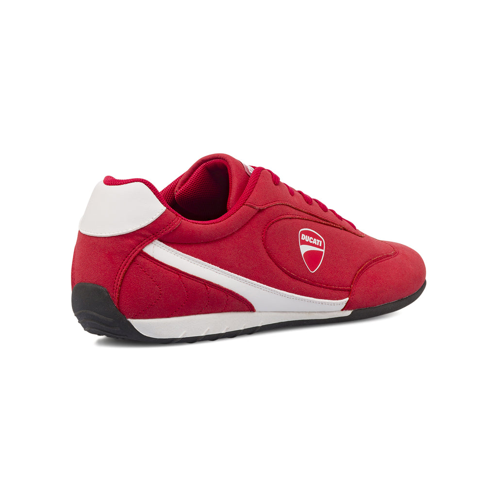 Sneakers rosse effetto scamosciato da Uomo Ducati
