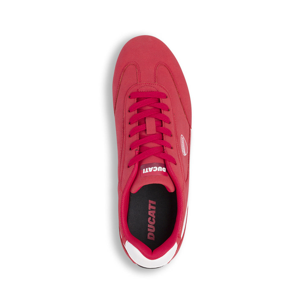 Sneakers rosse effetto scamosciato da Uomo Ducati