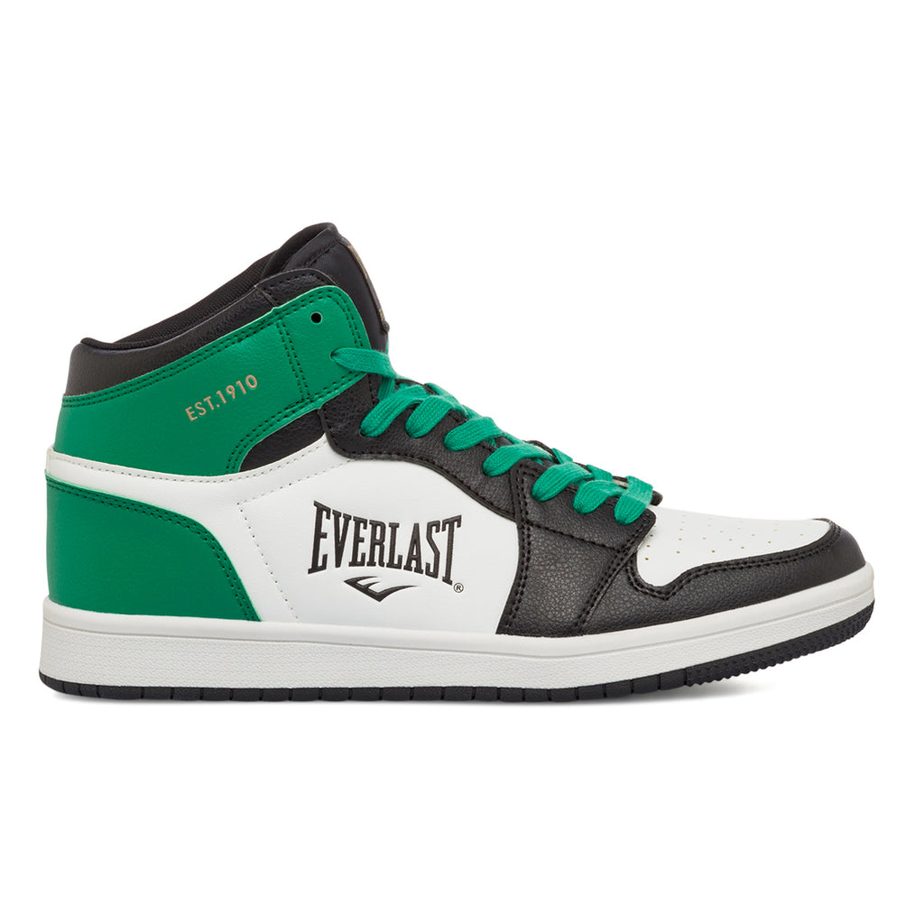 Sneakers alte bianche, verdi e nere da uomo Everlast