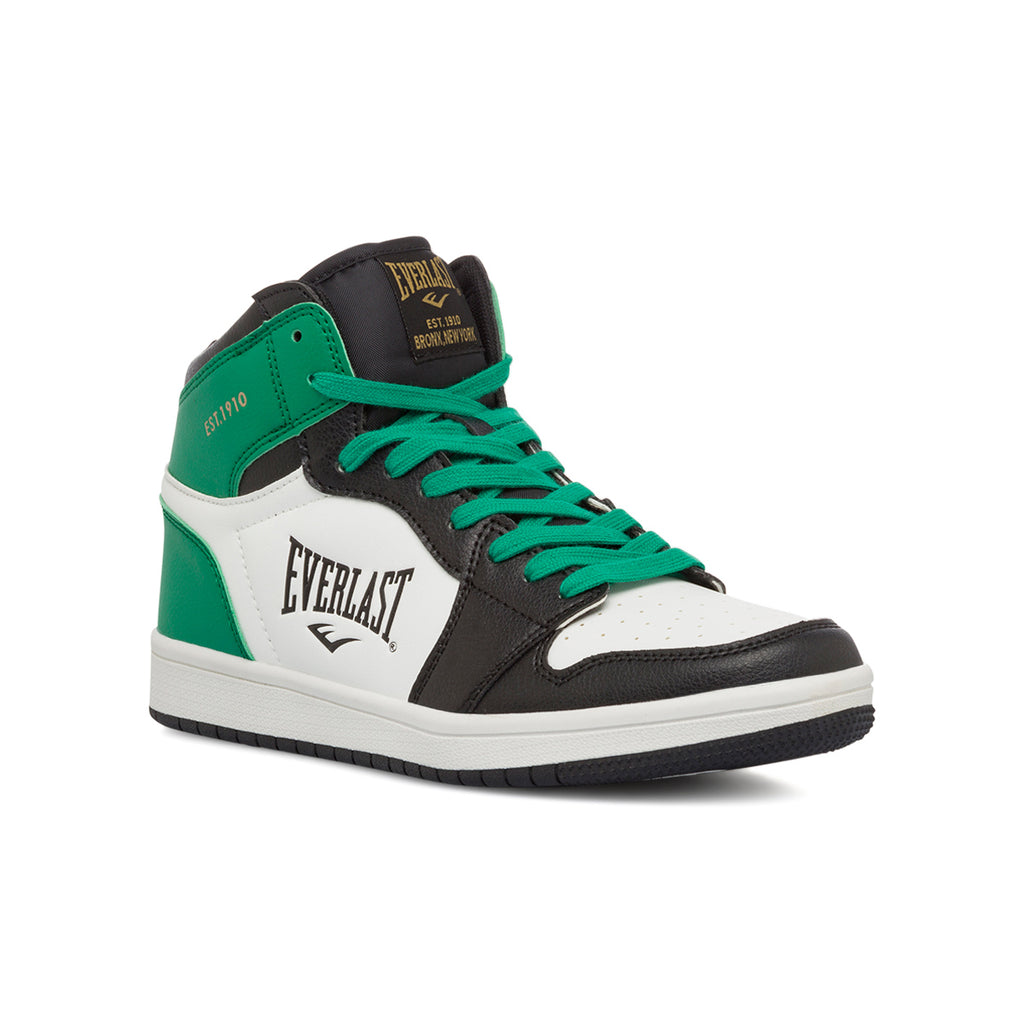 Sneakers alte bianche, verdi e nere da uomo Everlast