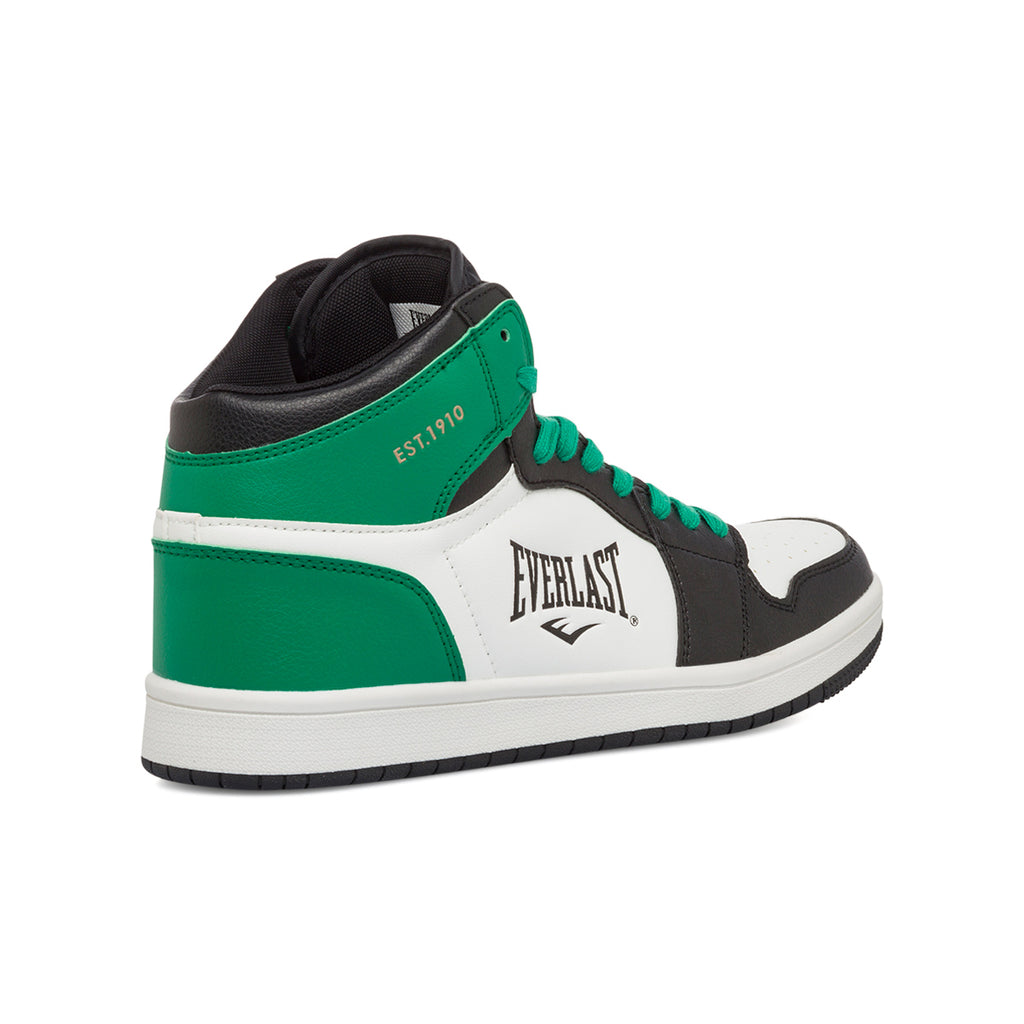 Sneakers alte bianche, verdi e nere da uomo Everlast