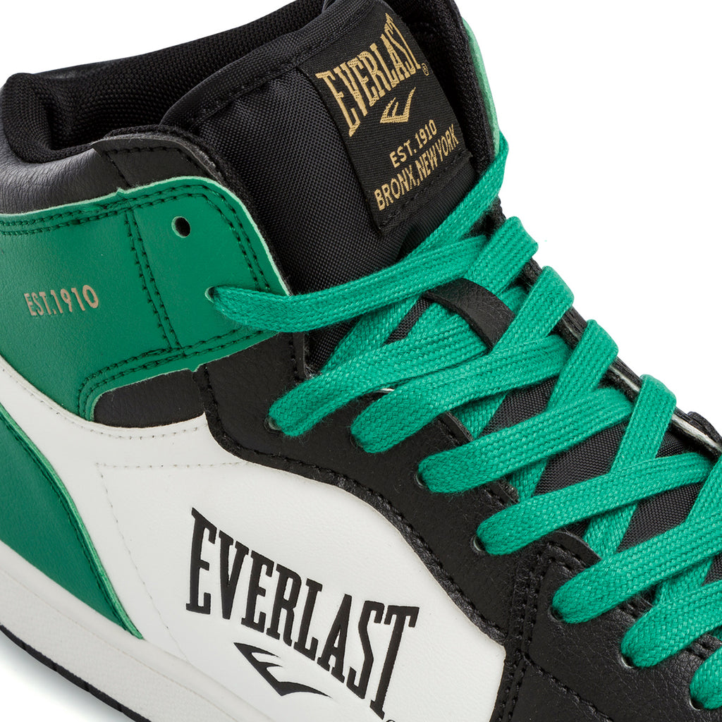 Sneakers alte bianche, verdi e nere da uomo Everlast