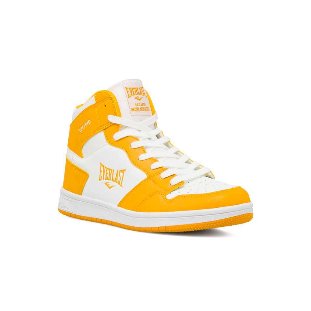 Sneakers alte da uomo gialle e bianche Everlast