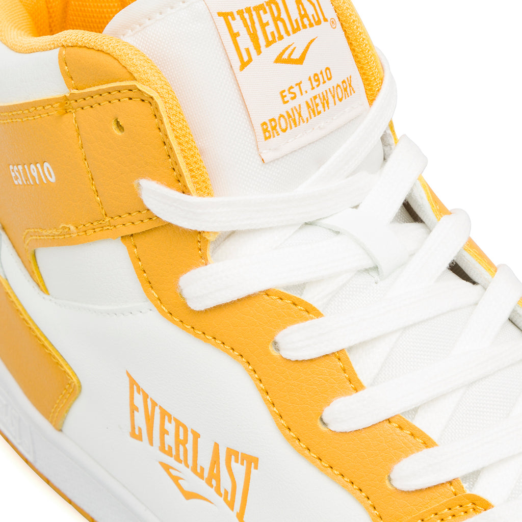 Sneakers alte da uomo gialle e bianche Everlast