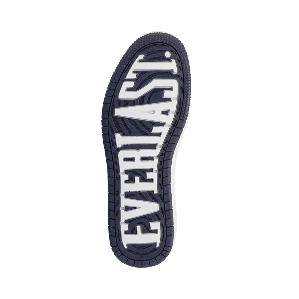 Sneakers alte da uomo bianche e blu con logo Everlast