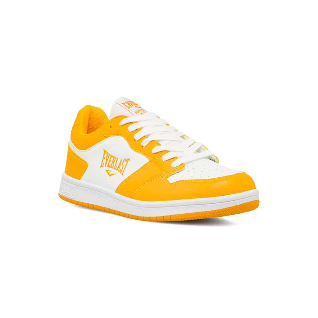 Sneakers da uomo bianche e gialle con logo Everlast