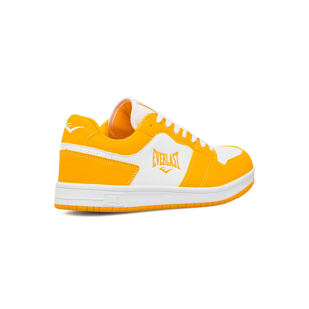 Sneakers da uomo bianche e gialle con logo Everlast