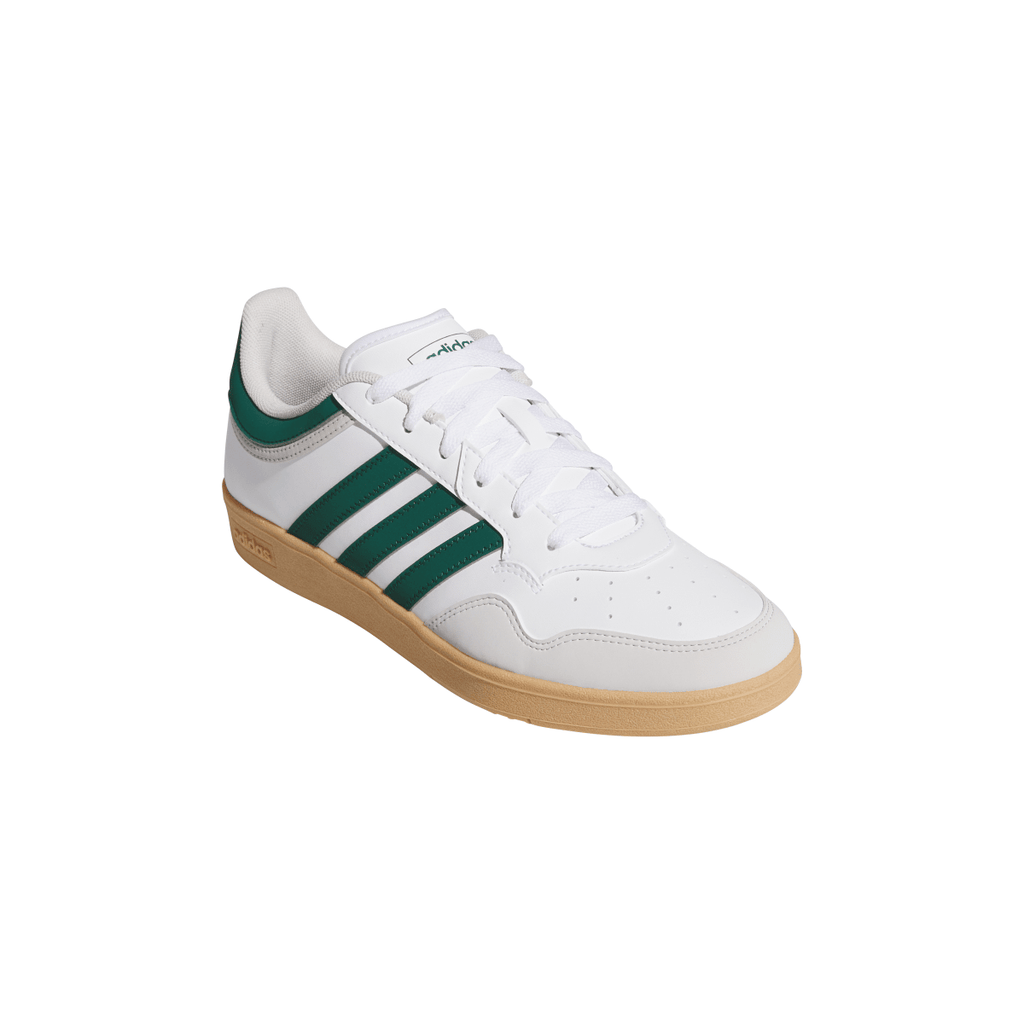 Sneakers bianche e con inserti verdi da Uomo adidas Hoops 4.0