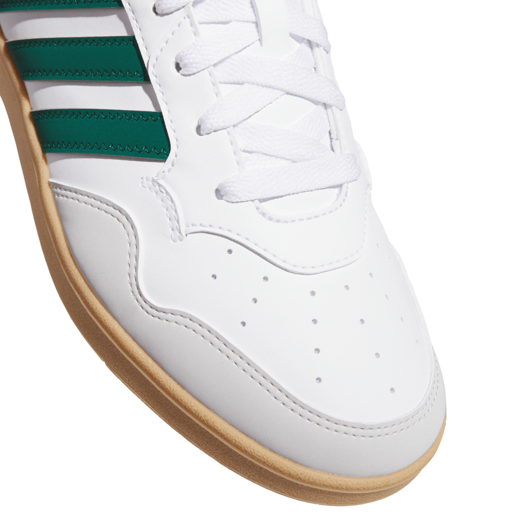Sneakers bianche e con inserti verdi da Uomo adidas Hoops 4.0