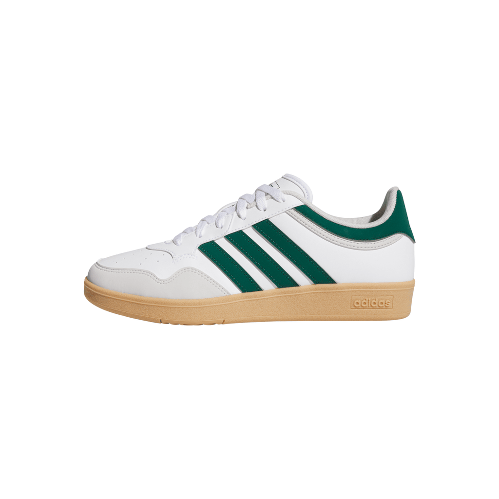 Sneakers bianche e con inserti verdi da Uomo adidas Hoops 4.0