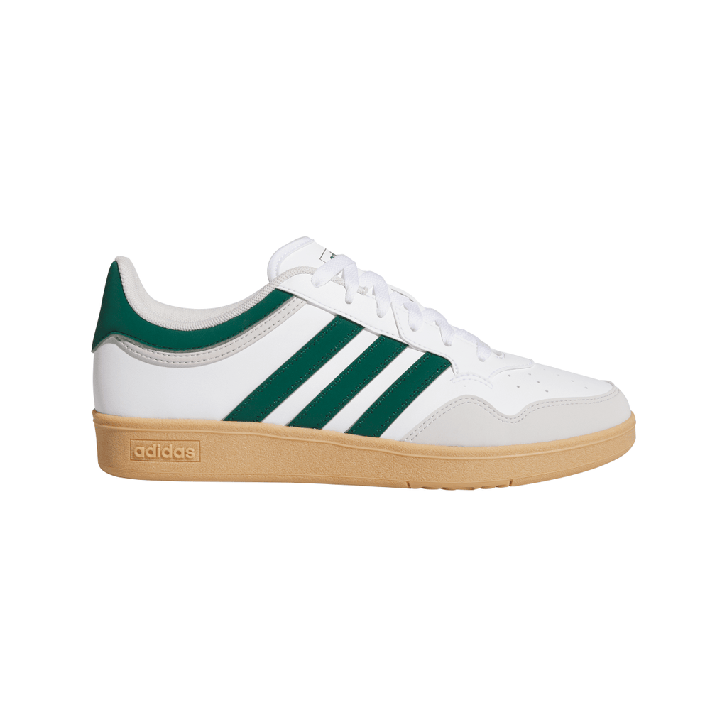 Sneakers bianche e con inserti verdi da Uomo adidas Hoops 4.0