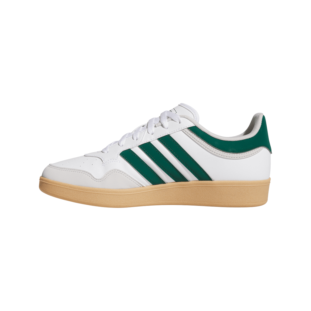 Sneakers bianche e con inserti verdi da Uomo adidas Hoops 4.0
