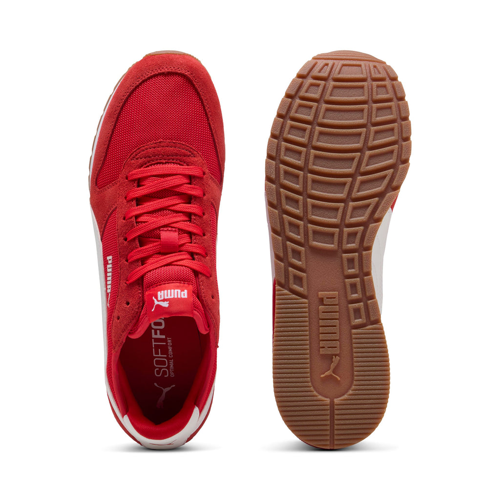 Sneakers Rétro rosse da Uomo in tessuto con logo Puma