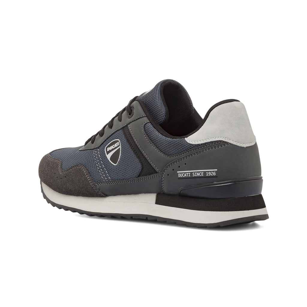 Sneakers bicolore blu e grigie da Uomo Ducati