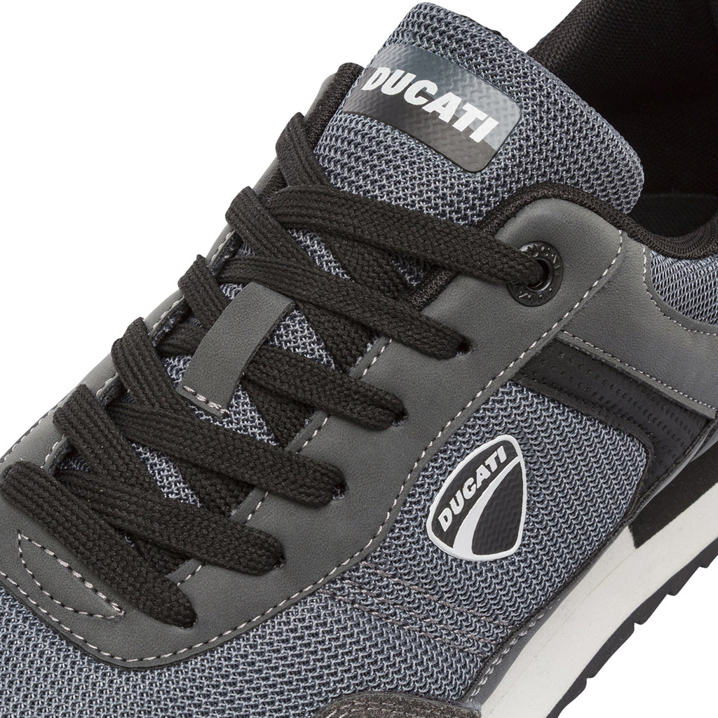 Sneakers bicolore blu e grigie da Uomo Ducati