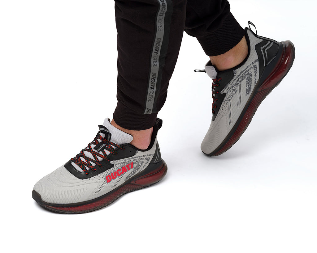 Scarpe sportive grigie da uomo Ducati Road Runner