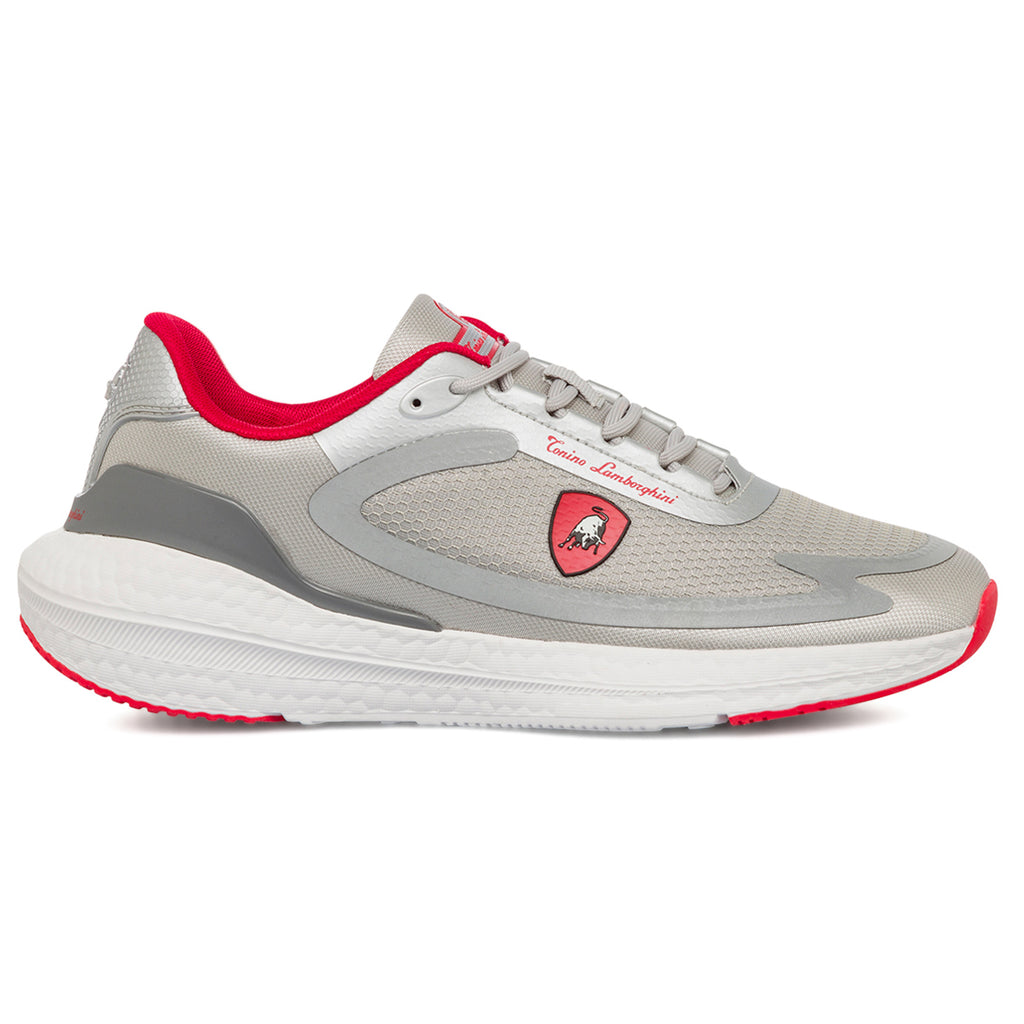 Sneakers grigie da uomo con logo laterale Tonino Lamborghini ThunderPulse Exclusive
