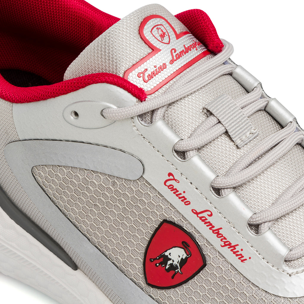 Sneakers grigie da uomo con logo laterale Tonino Lamborghini ThunderPulse Exclusive