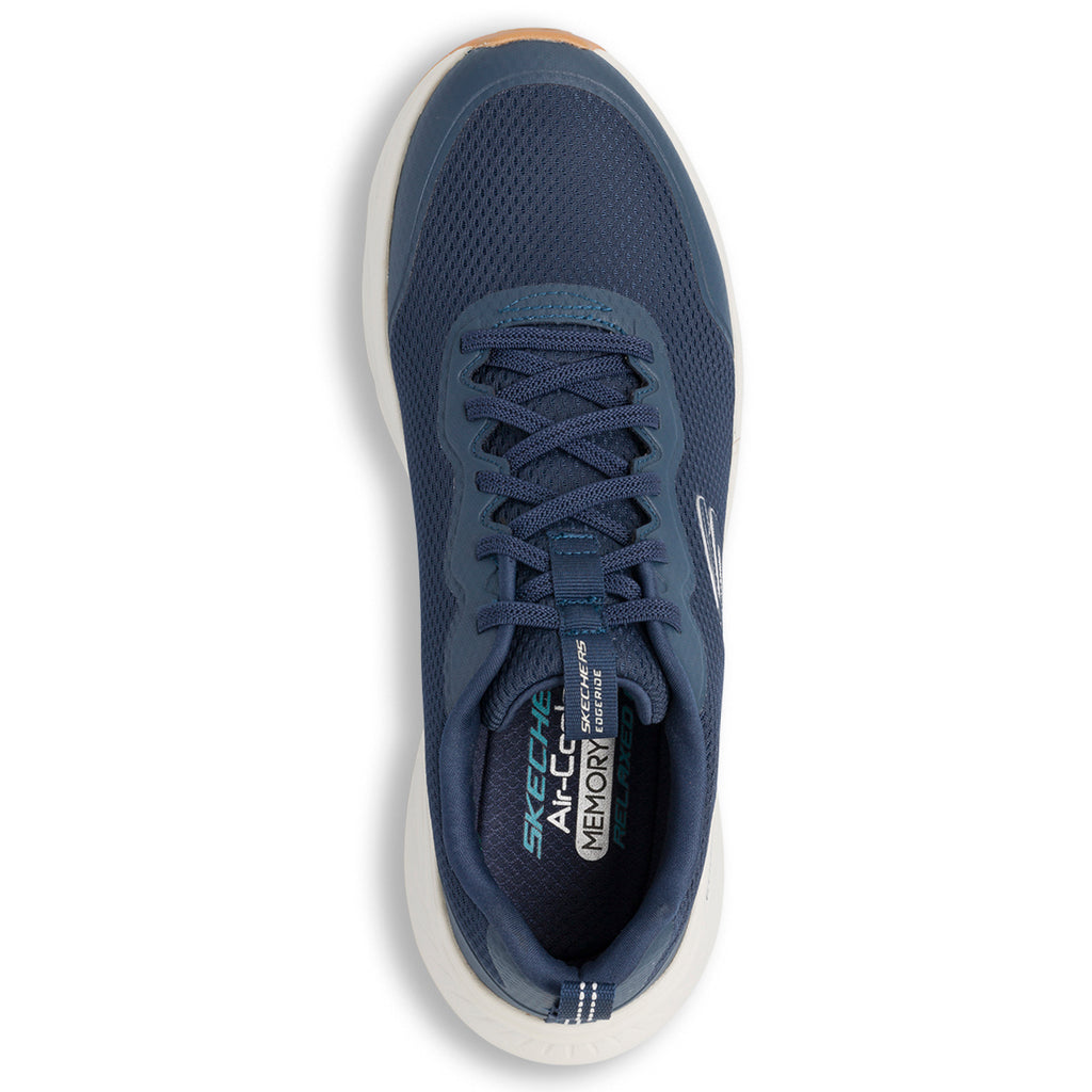 Scarpe da ginnastica blu da uomo In Memory Foam Skechers Edgeride