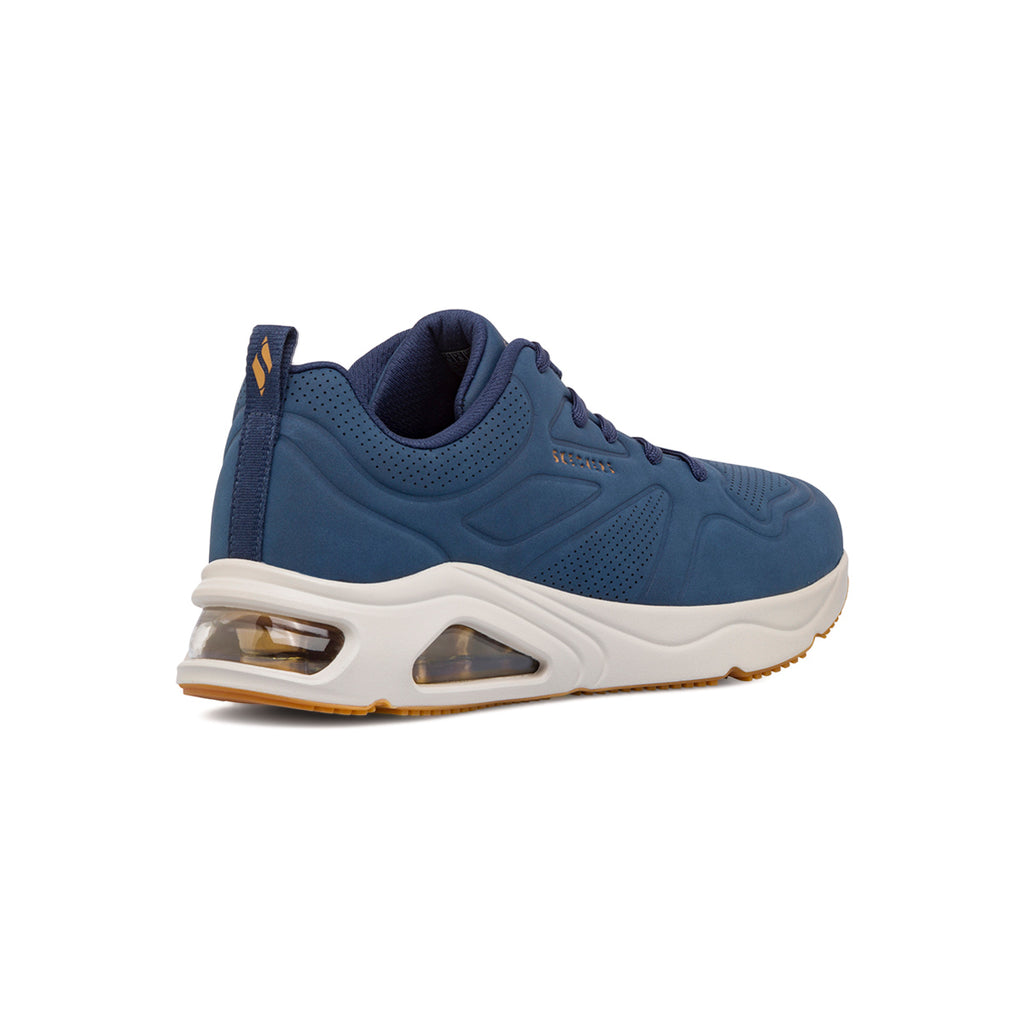 Sneakers blu navy da uomo con Memory Foam e suola ad aria Skechers Tres-Air Uno