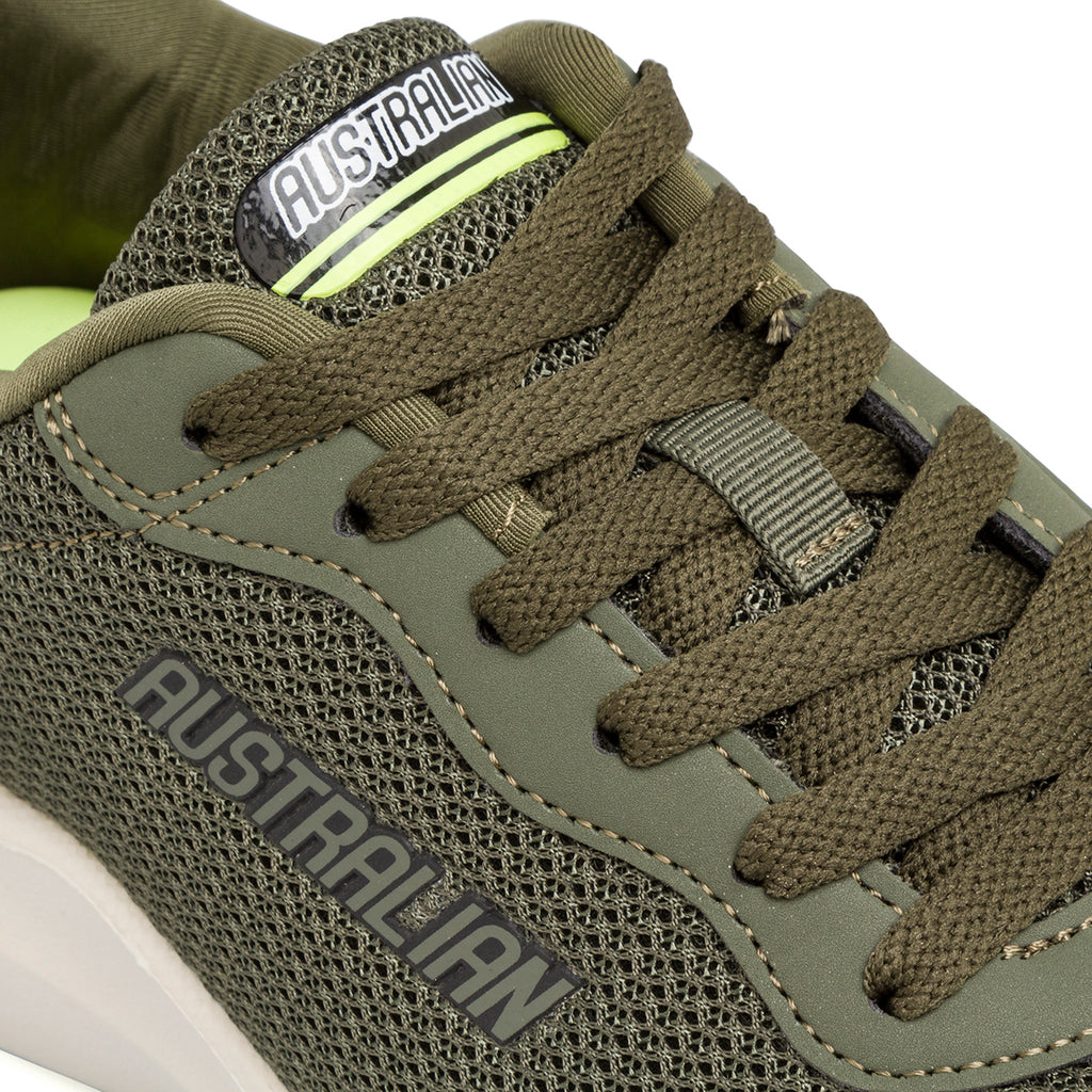 Scarpe da ginnastica verde militare da uomo Australian Cosy II