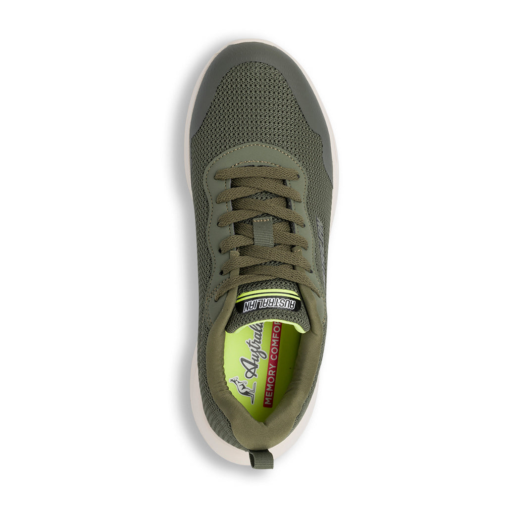 Scarpe da ginnastica verde militare da uomo Australian Cosy II