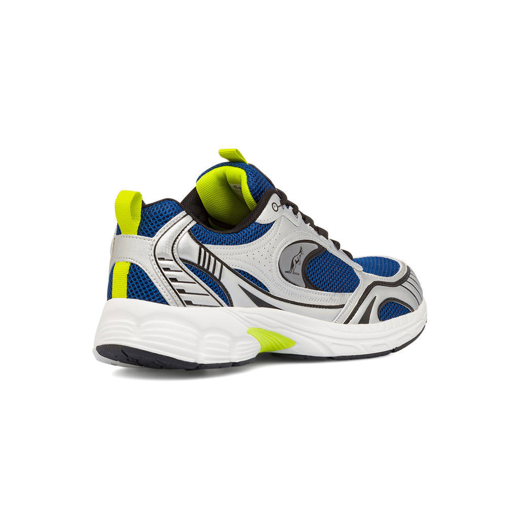 Scarpe da ginnastica Rétro da uomo blu e argento con logo Australian Ultra Royal