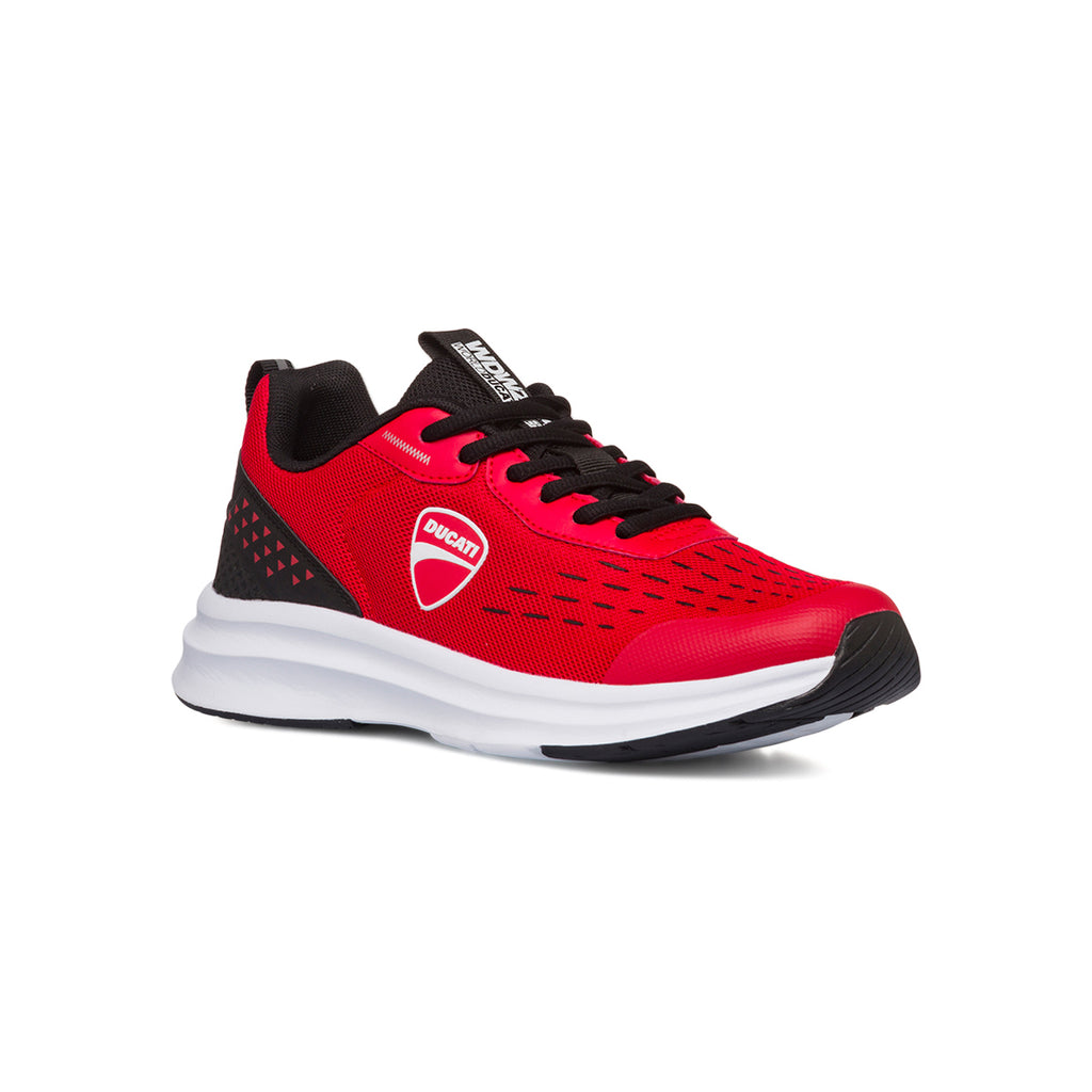 Scarpe da ginnastica casual da uomo rosse con dettaglio WDW 2024 Ducati