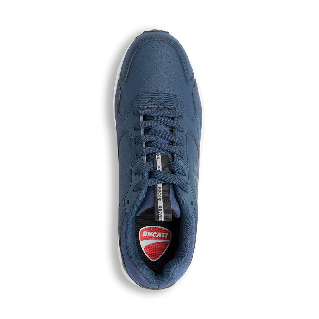 Sneakers blu da uomo con suola ad aria Ducati Albacete 3