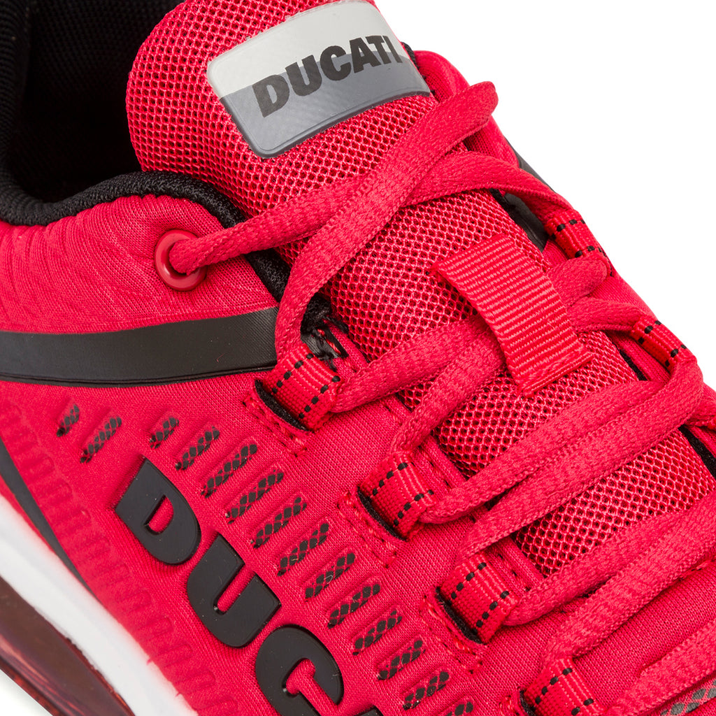 Sneakers rosse da uomo con ammortizzazione ad aria Ducati Nimble