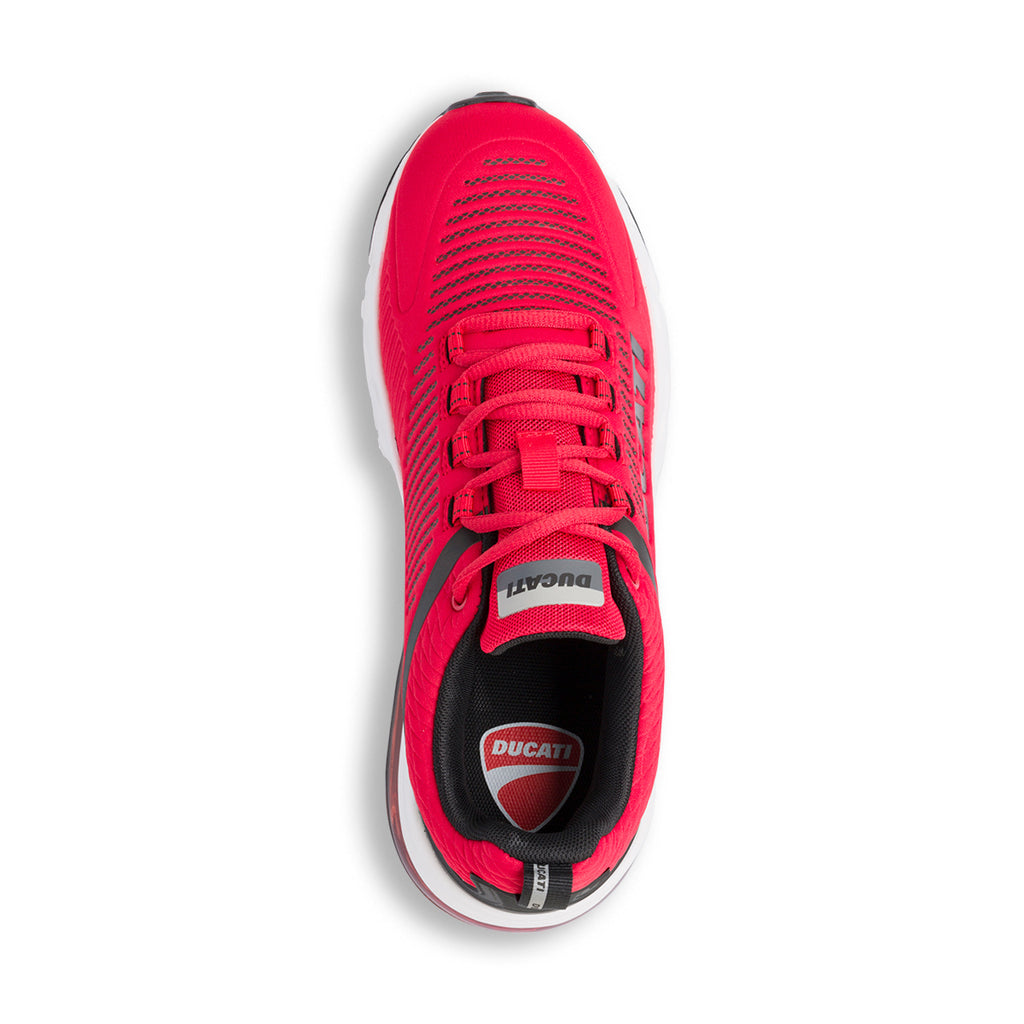 Sneakers rosse da uomo con ammortizzazione ad aria Ducati Nimble