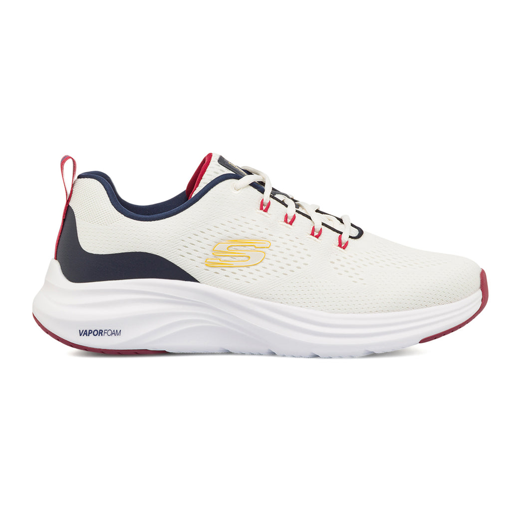 Sneakers bianche da Uomo con soletta Memory Foam Skechers Vapor Foam