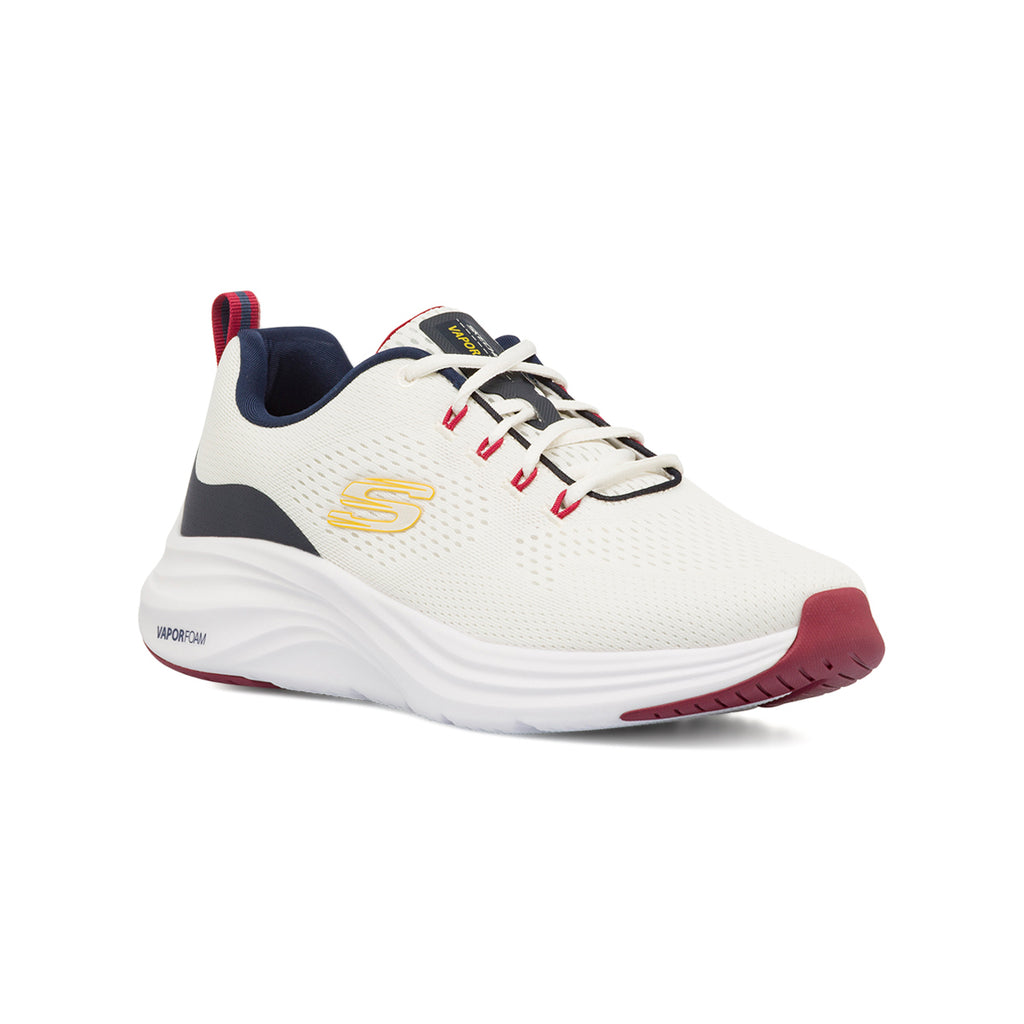 Sneakers bianche da Uomo con soletta Memory Foam Skechers Vapor Foam