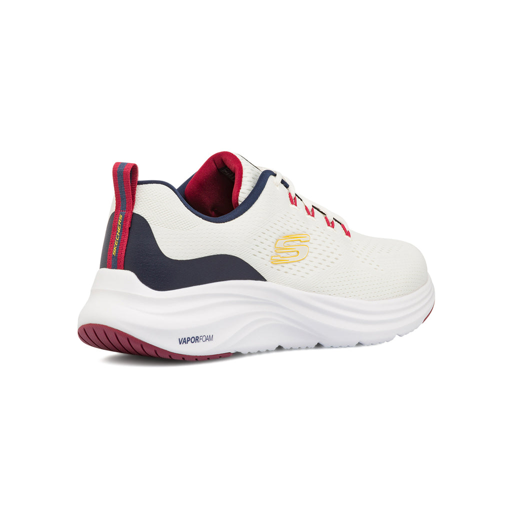 Sneakers bianche da Uomo con soletta Memory Foam Skechers Vapor Foam