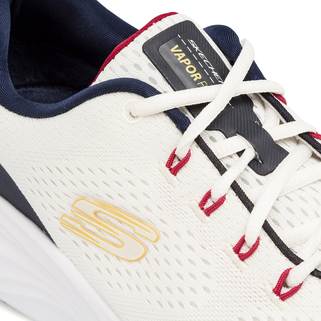 Sneakers bianche da Uomo con soletta Memory Foam Skechers Vapor Foam