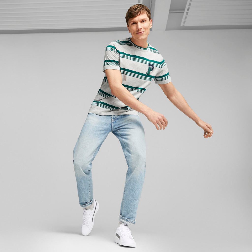 Sneakers da uomo bianche con logo a contraso Puma Smash 3.0